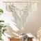 Large Macramé Wall Hanging – Handmade Boho Woven Tapestry Art for Chic Home Décor, Perfect for Bedrooms, Living Rooms, Apartments, Dorms, or Galleries – 43" x 32" (Tassel-A)